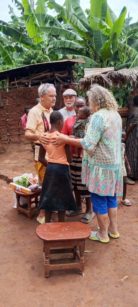 Foundation partners sharing prayer and encouragement